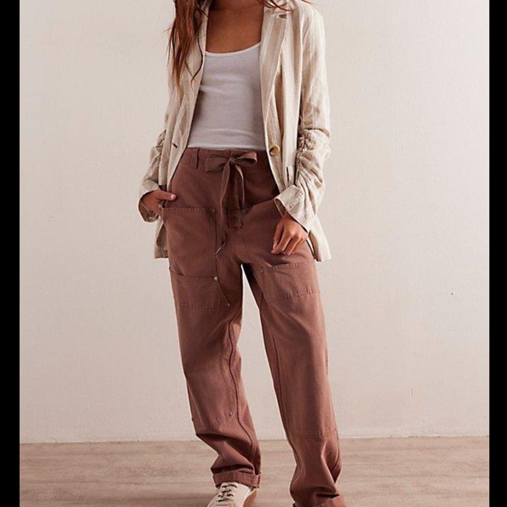 NWOT Free People We the Free Hayden Pants in Brownie